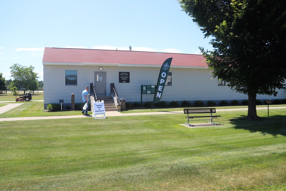 Historical buildings at Fort McCoy's Commemorative Area