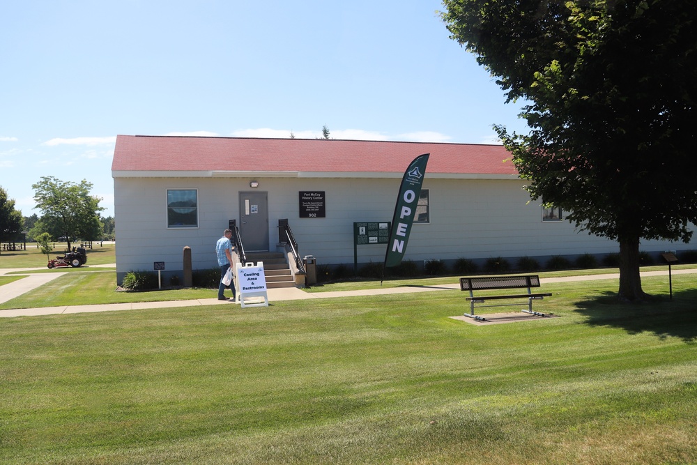 Historical buildings at Fort McCoy's Commemorative Area