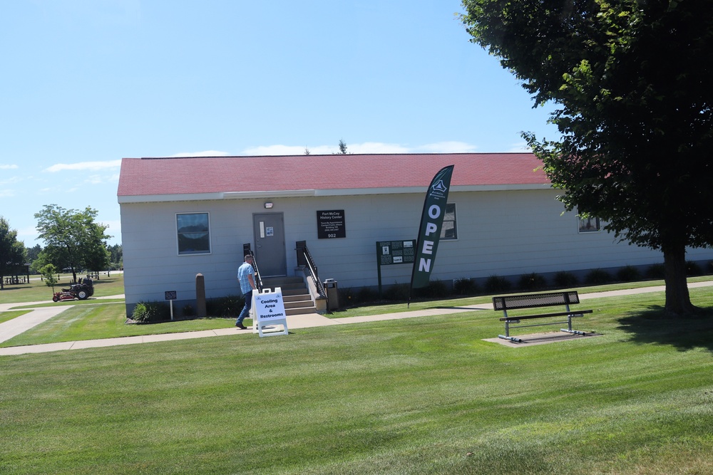 Historical buildings at Fort McCoy's Commemorative Area