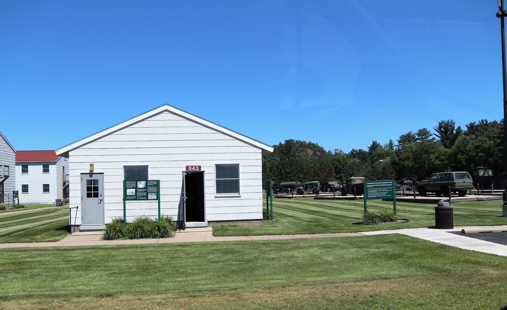 Historical buildings at Fort McCoy's Commemorative Area