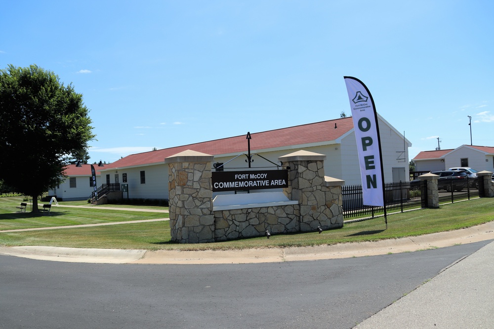 Historical buildings at Fort McCoy's Commemorative Area