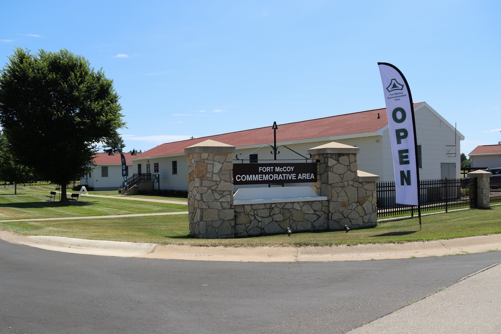 Historical buildings at Fort McCoy's Commemorative Area