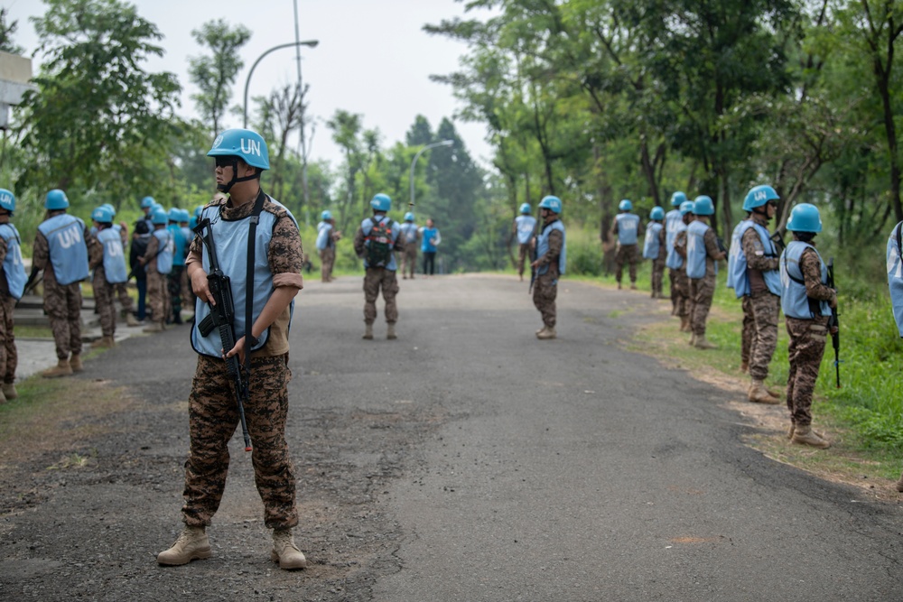 Mongolian Army Practice Aid Distribution at GCD II