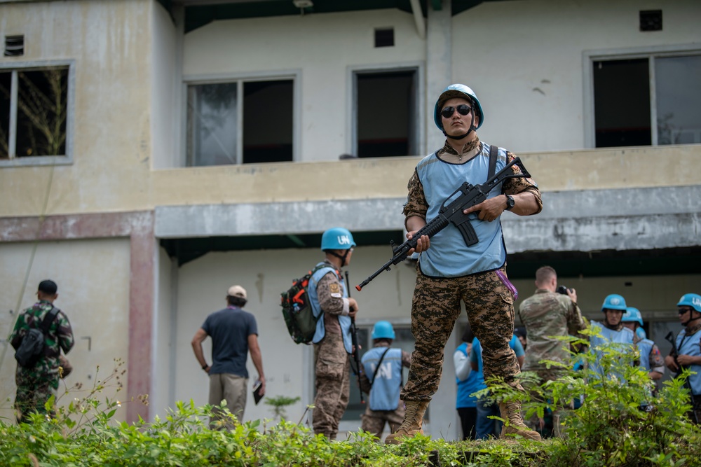 Mongolian Army Practice Aid Distribution at GCD II