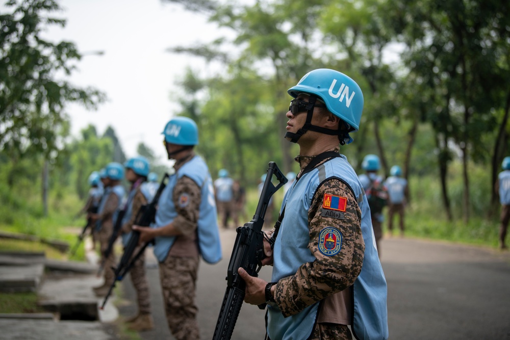 Mongolian Army Practice Aid Distribution at GCD II