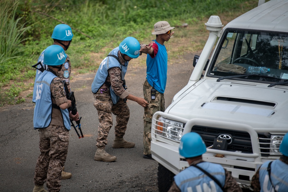 Mongolian Army Practice Aid Distribution at GCD II