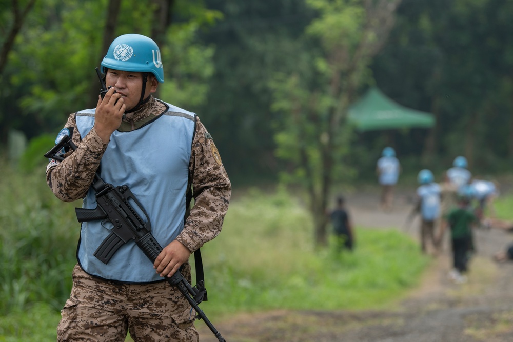 Mongolian Army Practice Aid Distribution at GCD II