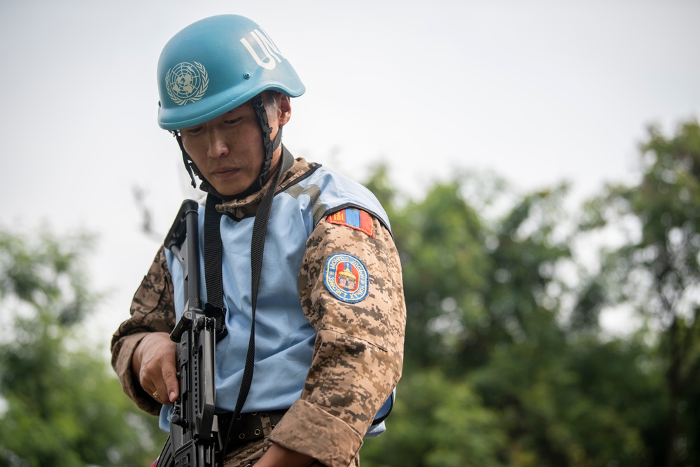 Mongolian Army Practice Aid Distribution at GCD II