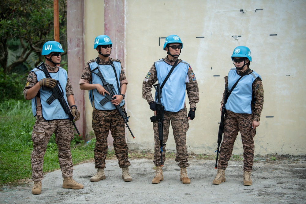 Mongolian Army Practice Aid Distribution at GCD II