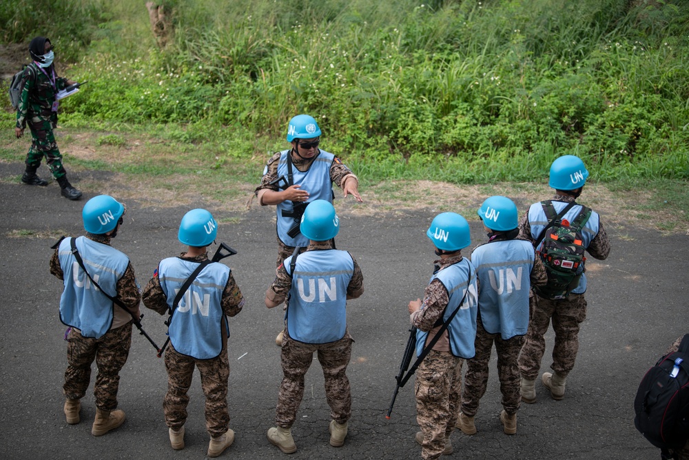 Mongolian Army Practice Aid Distribution at GCD II