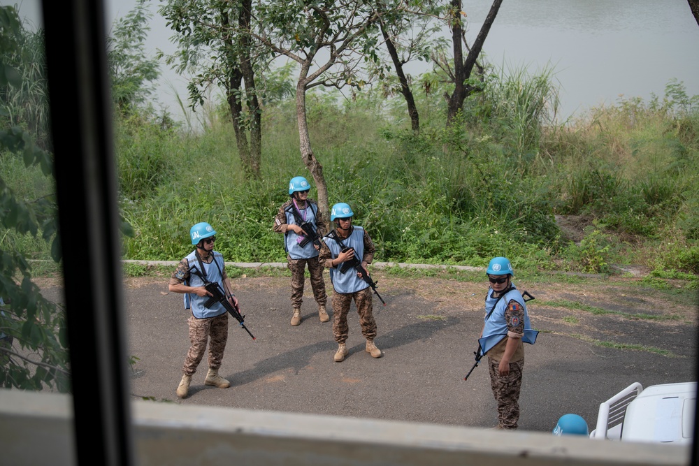 Mongolian Army Practice Aid Distribution at GCD II