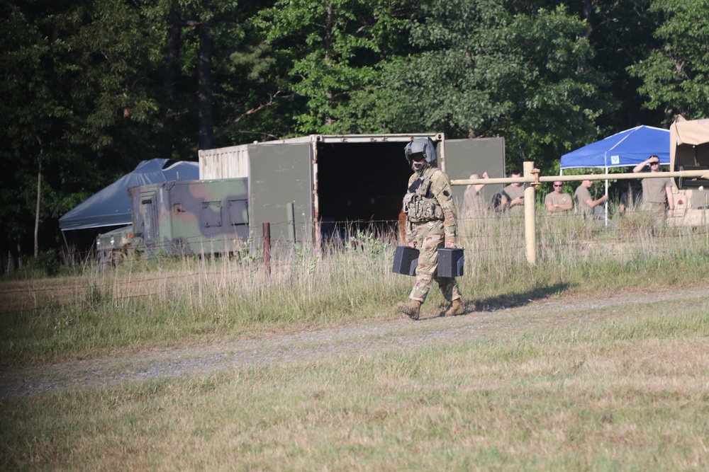 Pennsylvania Army National Guard Soldiers perform training to pass the air gunnery qualification