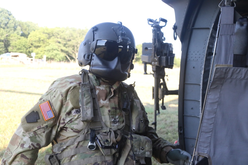 Pennsylvania Army National Guard  Soldiers perform training to pass the air gunnery qualification