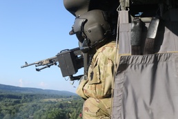 Pennsylvania Army National Guard Soldiers perform training to pass air gunnery qualification