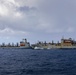 Replenishment ships gather during RIMPAC 22