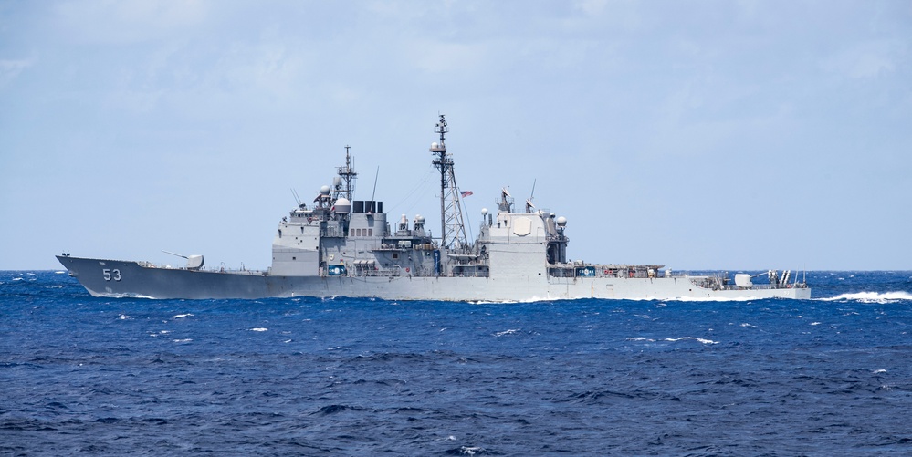RIMPAC 2022: USS Mobile Bay participates in WASEX alongside Blue Task Force