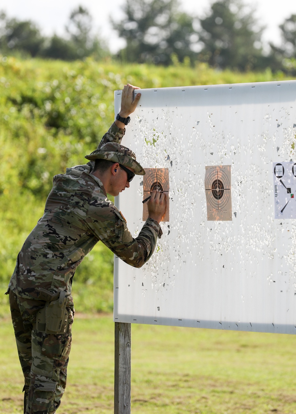 2022 ARNG National Best Warrior Competition Individual Weapons Zeroing Range