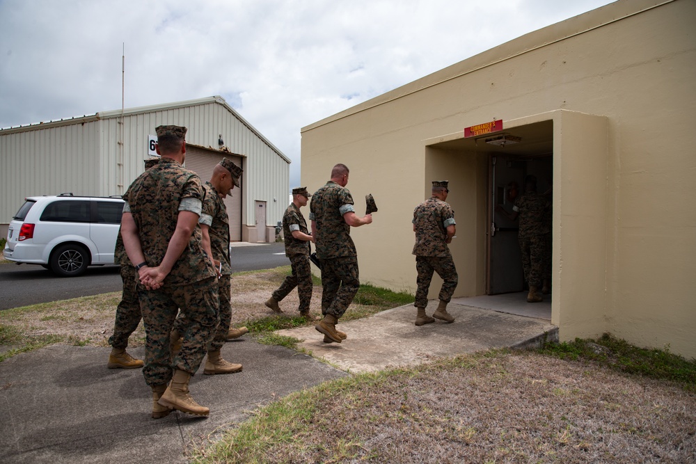 Brig. Gen. Chalkley attends meeting with 3rd Marine Littoral Regiment