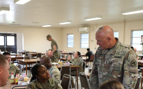 Assistant Adjutant General Maj. Gen. Jerry Martin Breakfast Visit
