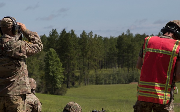 142nd Military Police Brigade .50 Caliber Live Fire Qualifications