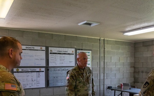 Assistant Adjutant General Maj. Gen. Jerry Martin Visits 203rd Military Police Battalion