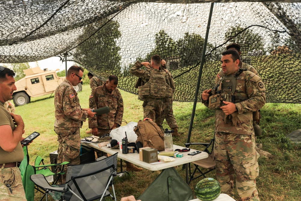 102nd Cavalry Conducts Mortar Live Fire Exercise