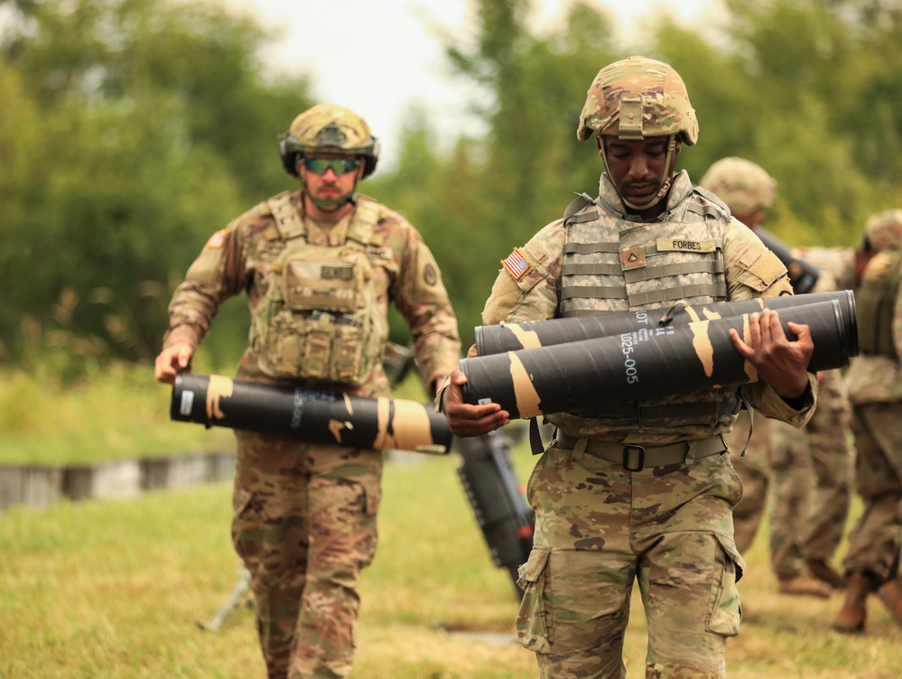 102nd Cavalry Conducts Mortar Live Fire Exercises