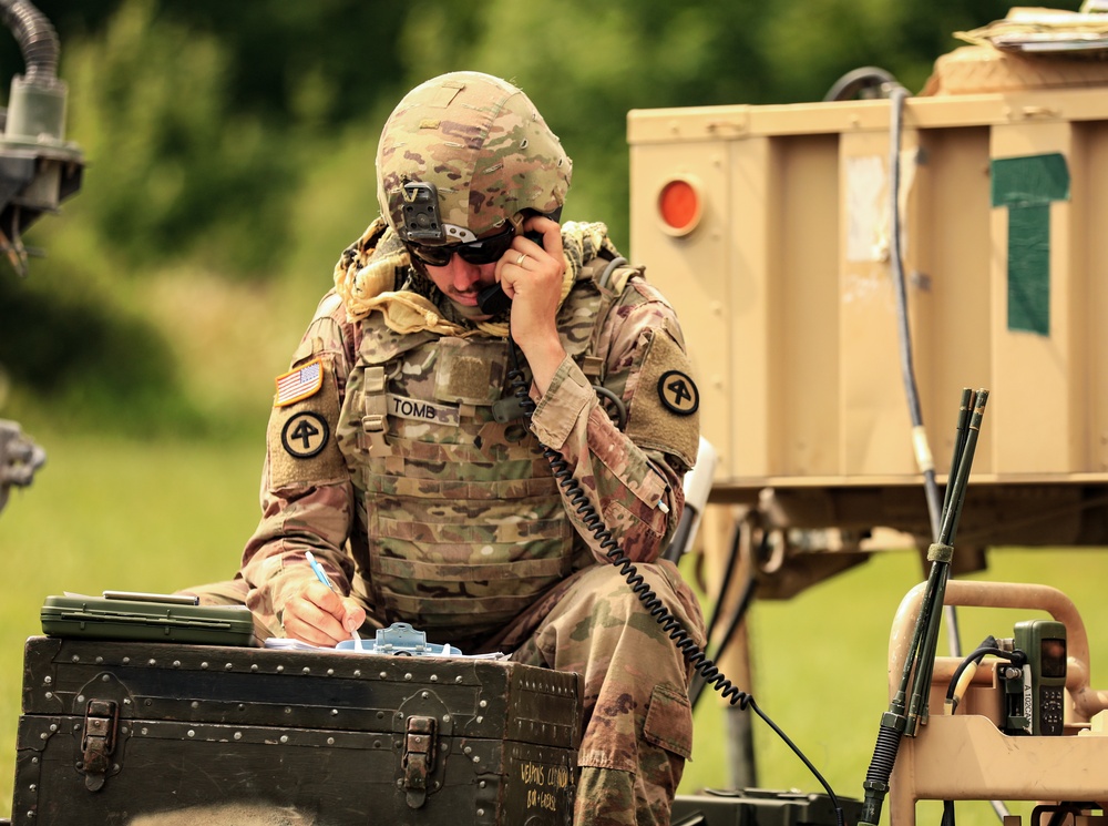 102nd Cavalry Conducts Mortar Live Fire Exercise