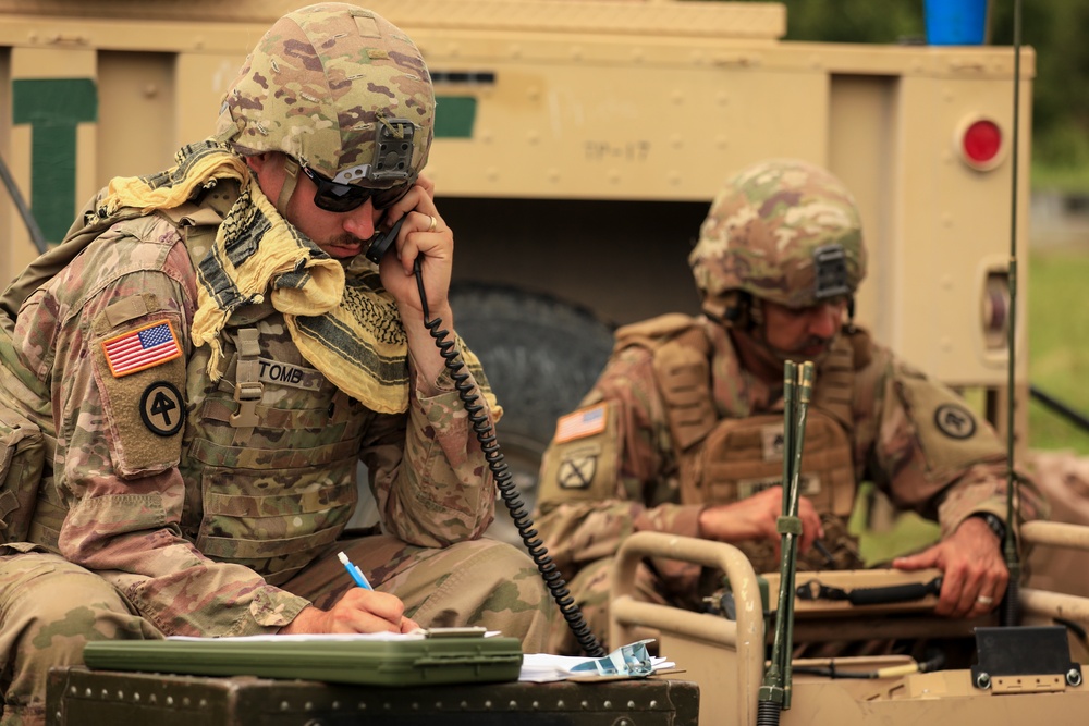 102nd Cavalry Conducts Mortar Live Fire Exercise