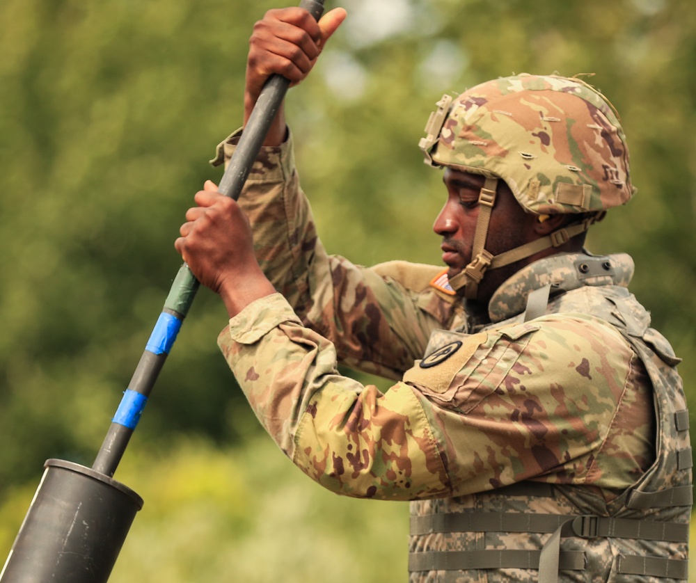 102nd Cavalry Conducts Mortar Live Fire Exercise