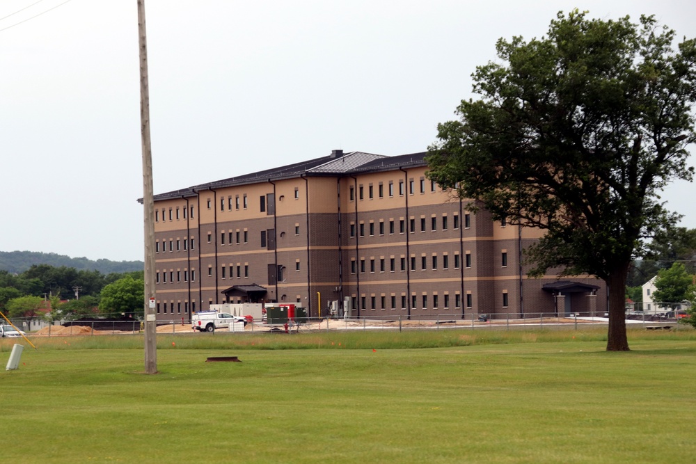 Barracks construction at Fort McCoy