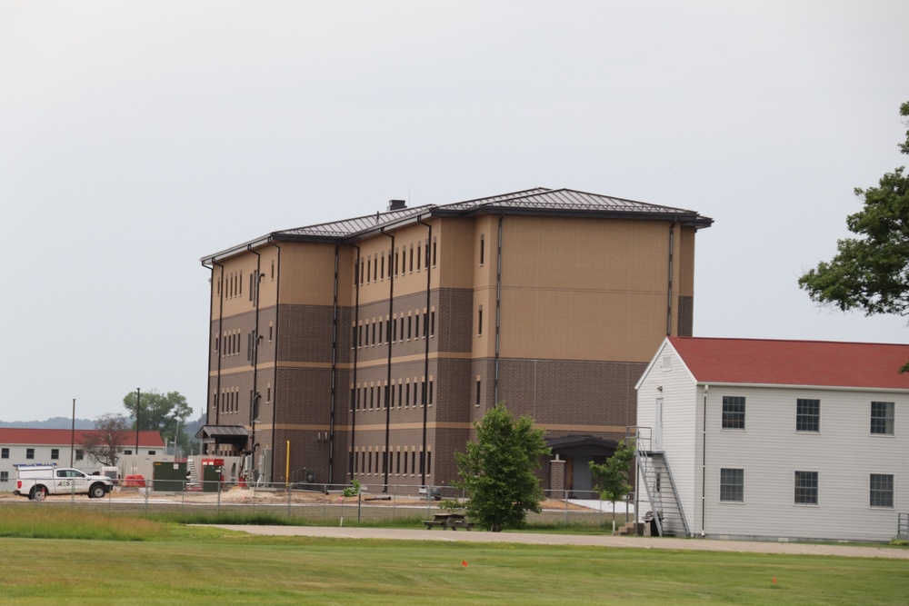 Barracks construction at Fort McCoy
