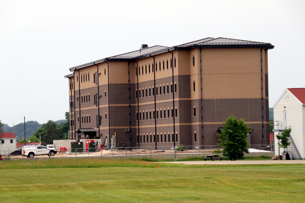 Barracks construction at Fort McCoy