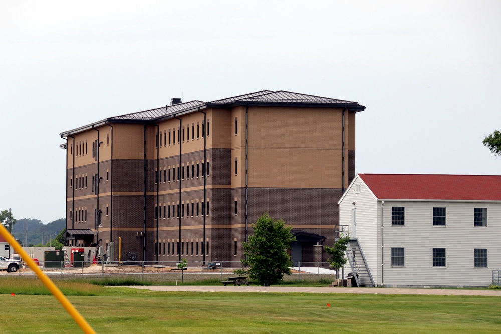 Barracks construction at Fort McCoy