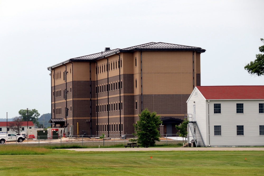 Barracks construction at Fort McCoy