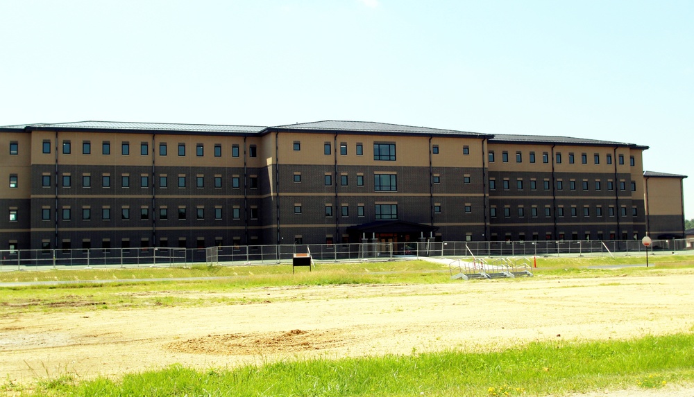 Barracks construction at Fort McCoy