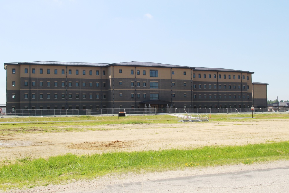Barracks construction at Fort McCoy