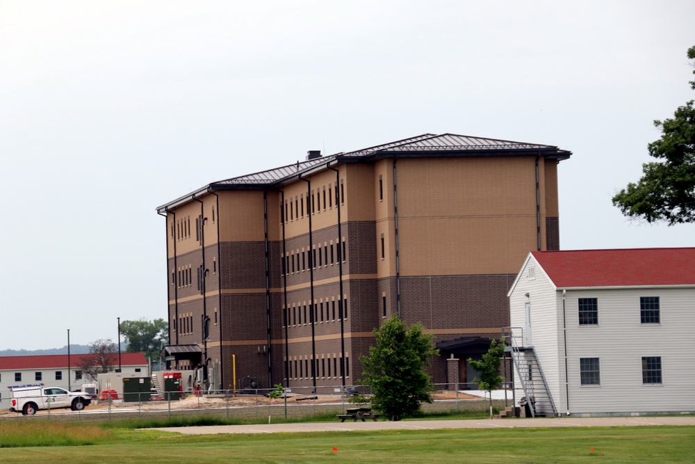 Barracks construction at Fort McCoy
