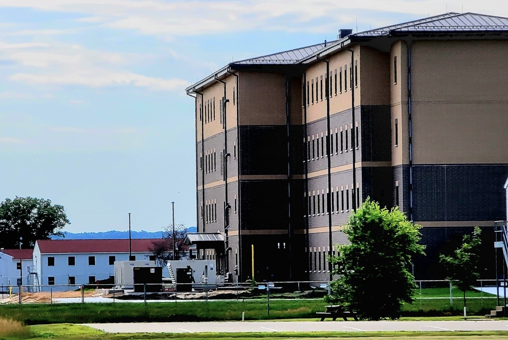 Barracks construction at Fort McCoy