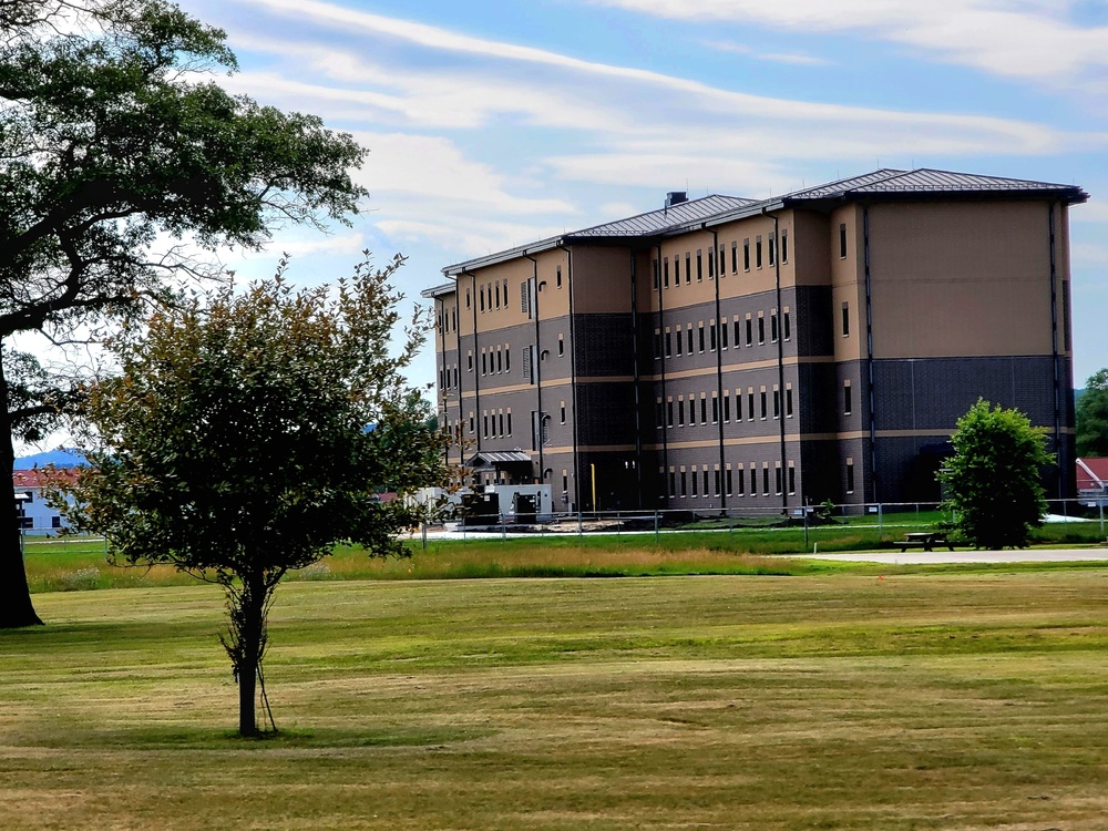 Barracks construction at Fort McCoy