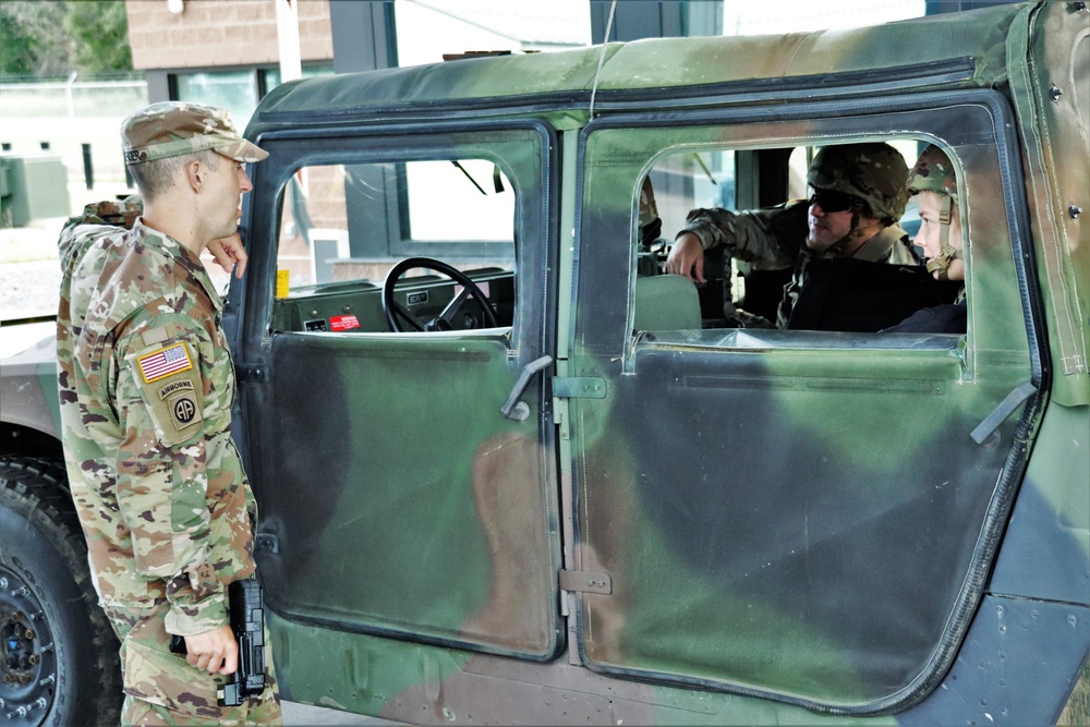 New Fort McCoy Garrison commander greets community members at gate