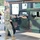 New Fort McCoy Garrison commander greets community members at gate New Fort McCoy Garrison commander greets community members at gate