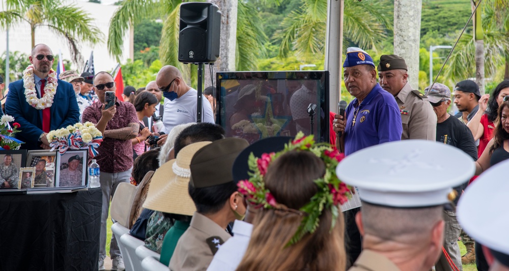 Gold Star Families Memorial Monument Unveiling Ceremony