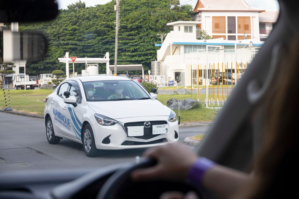 Marines and Naha City Police Department collaborate with DUI training