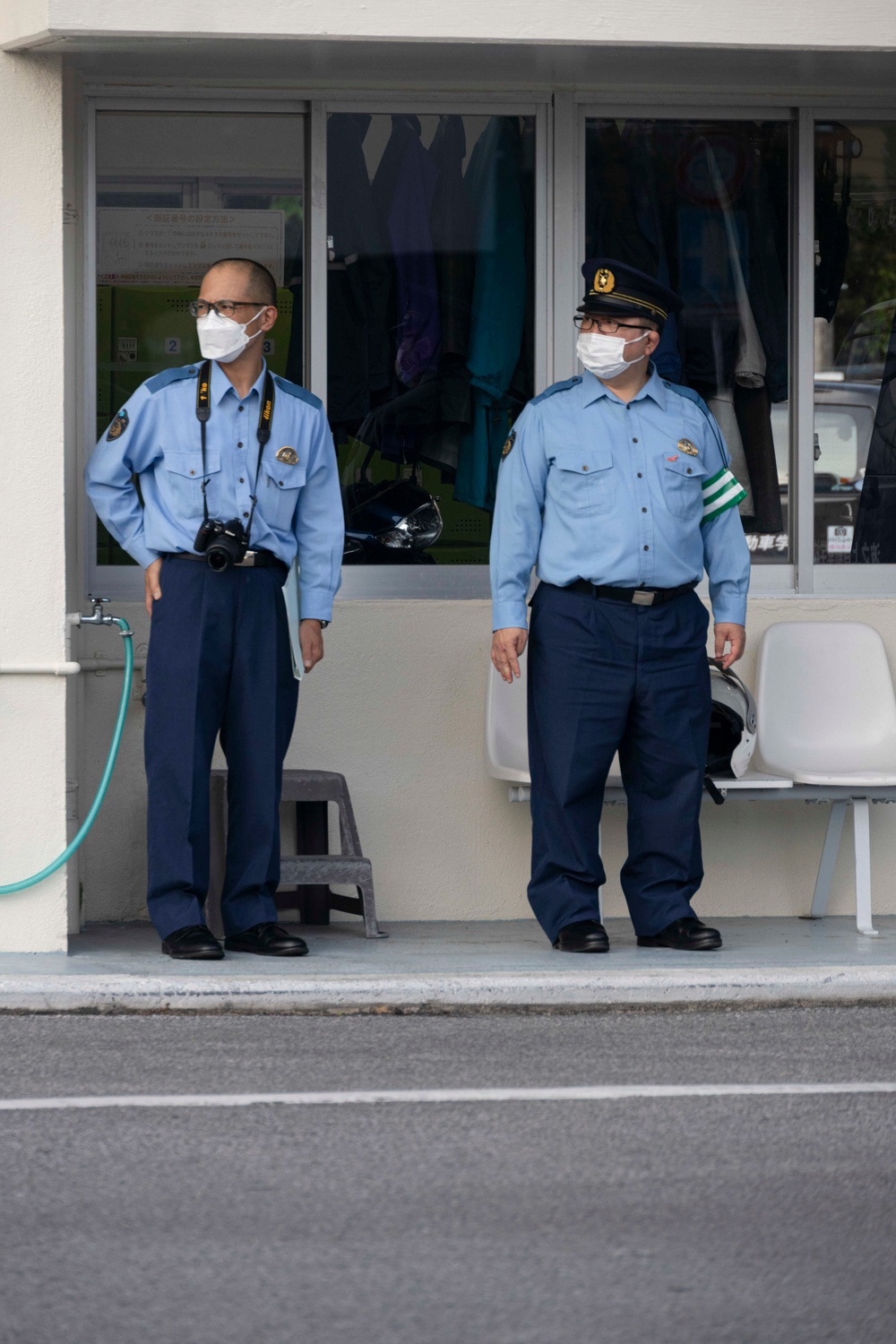 Marines and Naha City Police Department collaborate with DUI training