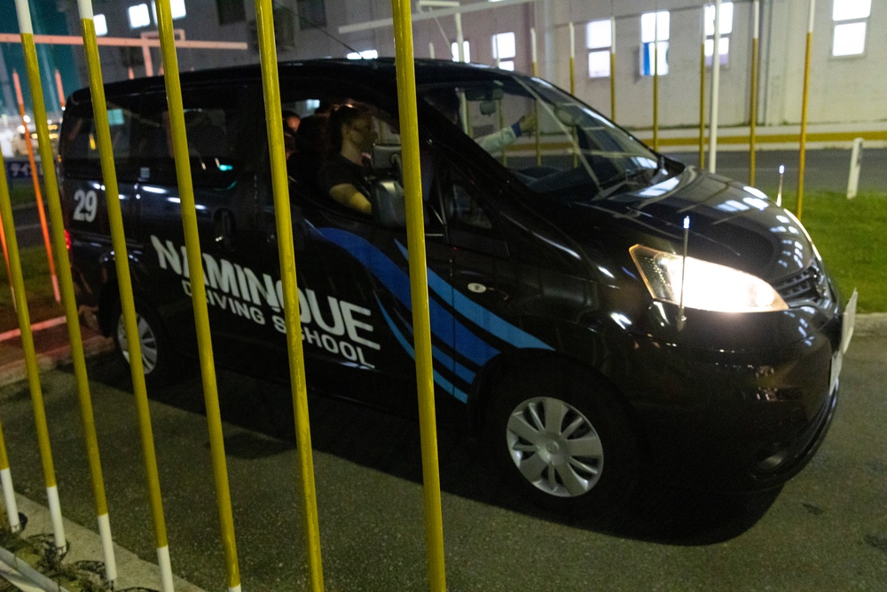 Marines and Naha City Police Department collaborate with DUI training