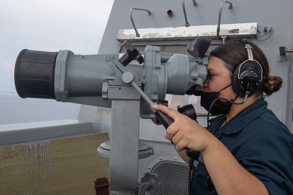 USS New Orleans Leaves Okinawa, Japan, July 25, 2022