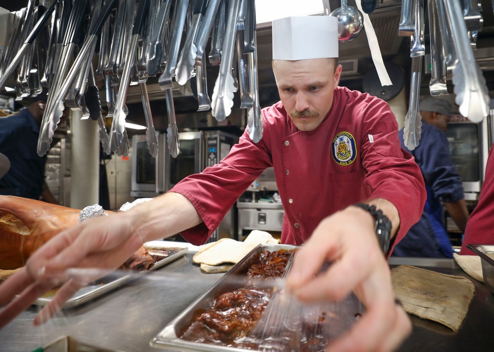 Culinary Specialists Prepare Food