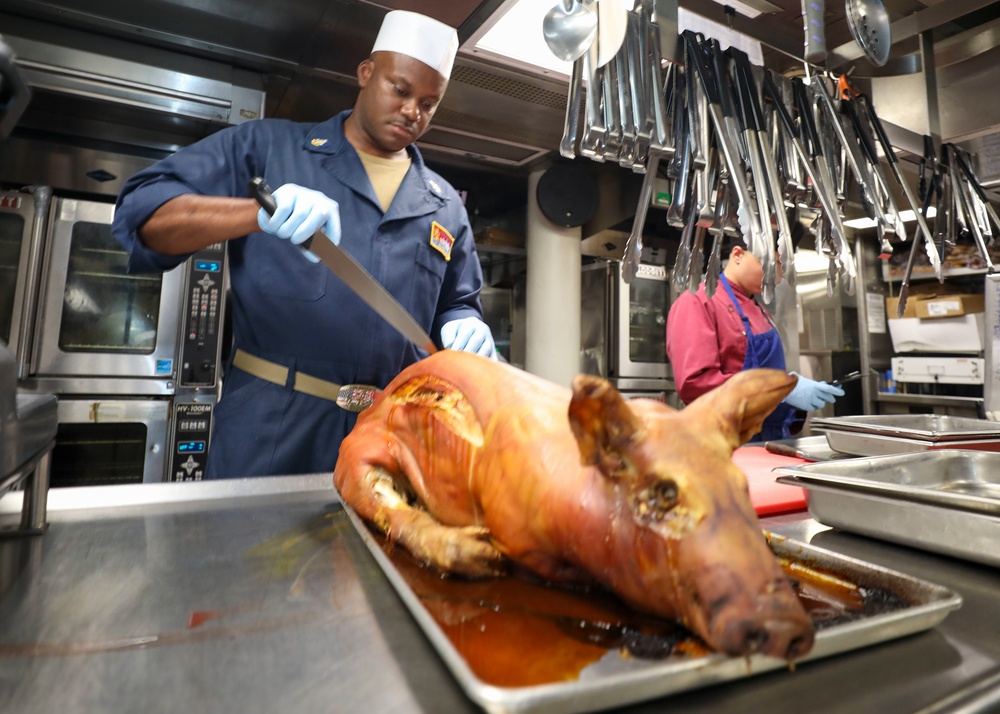 Culinary Specialists Prepare Food