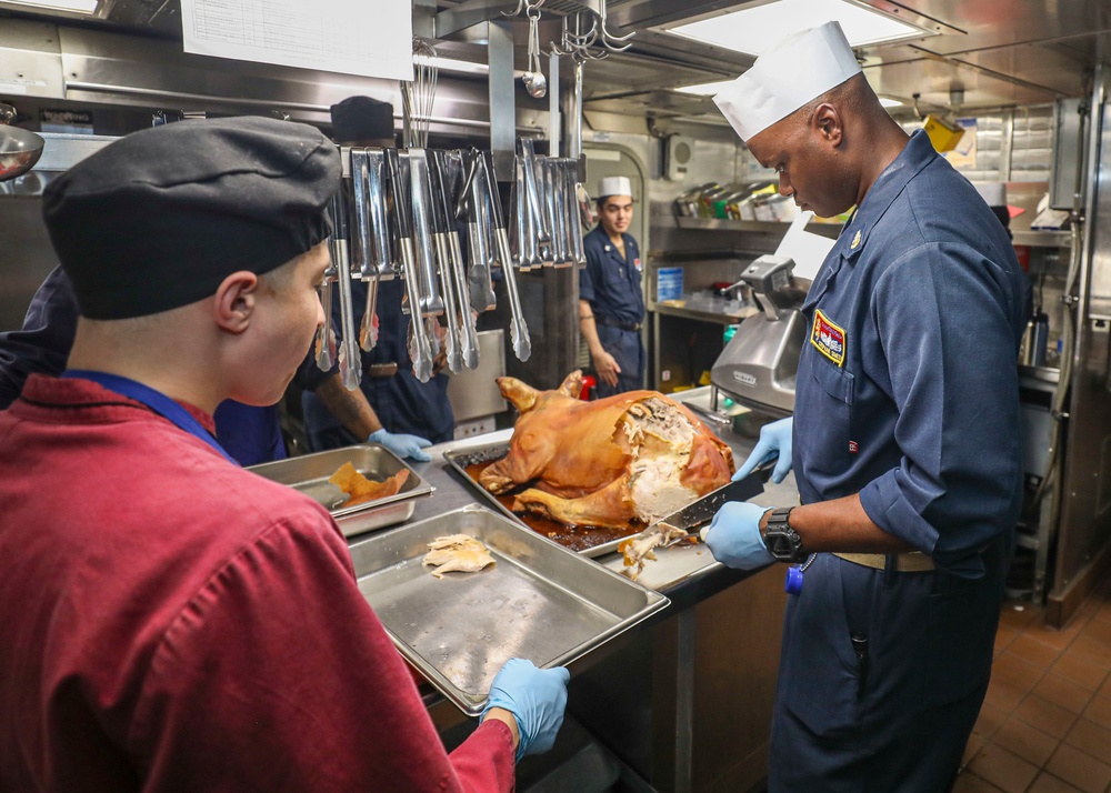 Culinary Specialists Prepare Food